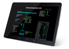 Monitoring from distance from tablet